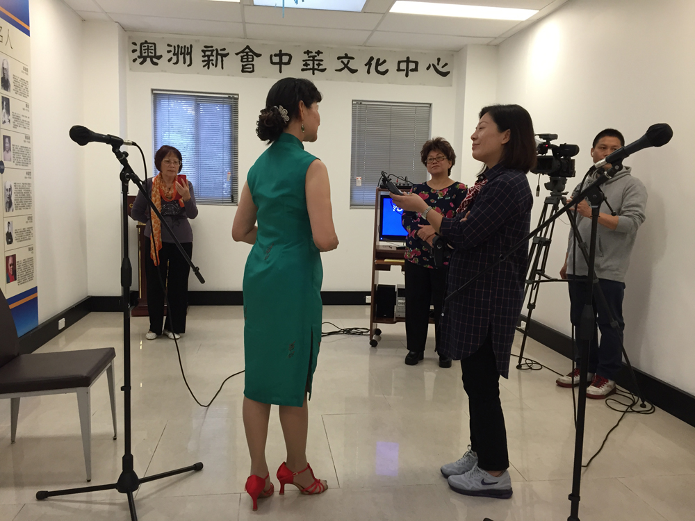 廣東省新會電視台拍攝及採訪